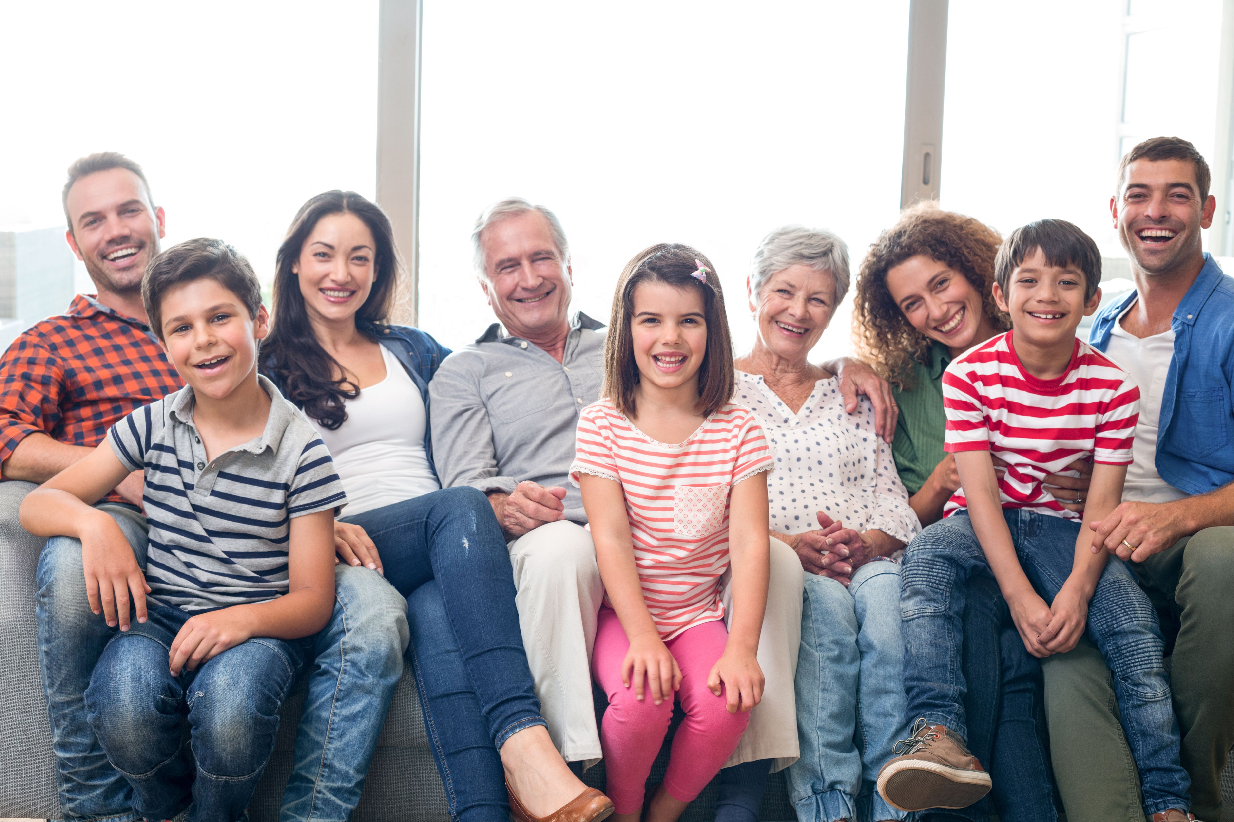 Smiling dental patients of all ages